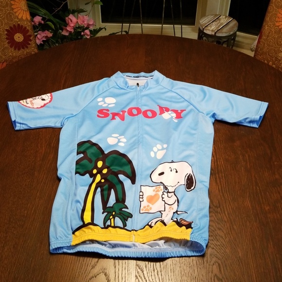 snoopy cycling jersey